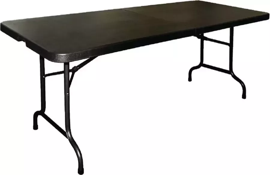 Bolero Inklapbare Tafel Zwart 183cm