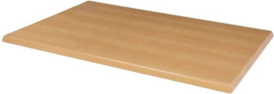 Bolero rechthoekig tafelblad Beuken 3(h) x 120 (b) x 80 (d) cm