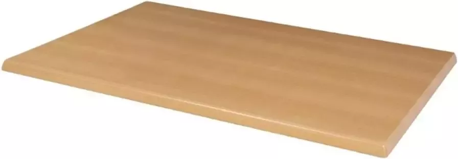 Bolero rechthoekig tafelblad Beuken 3(h) x 120 (b) x 80 (d) cm