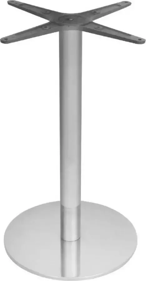 Bolero ronde RVS tafelpoot