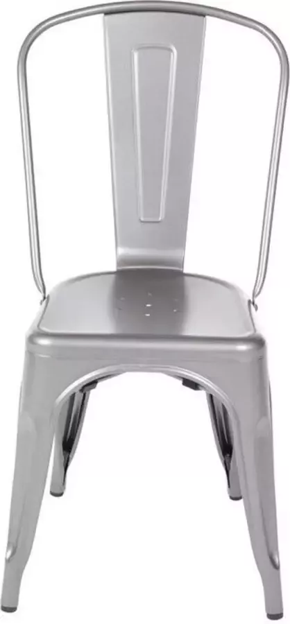 Bolero Stalen Stoel Grijs (4 Stuks) GL329 Horeca & Professioneel