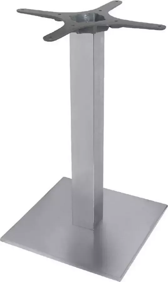 Bolero vierkant RVS tafelonderstel