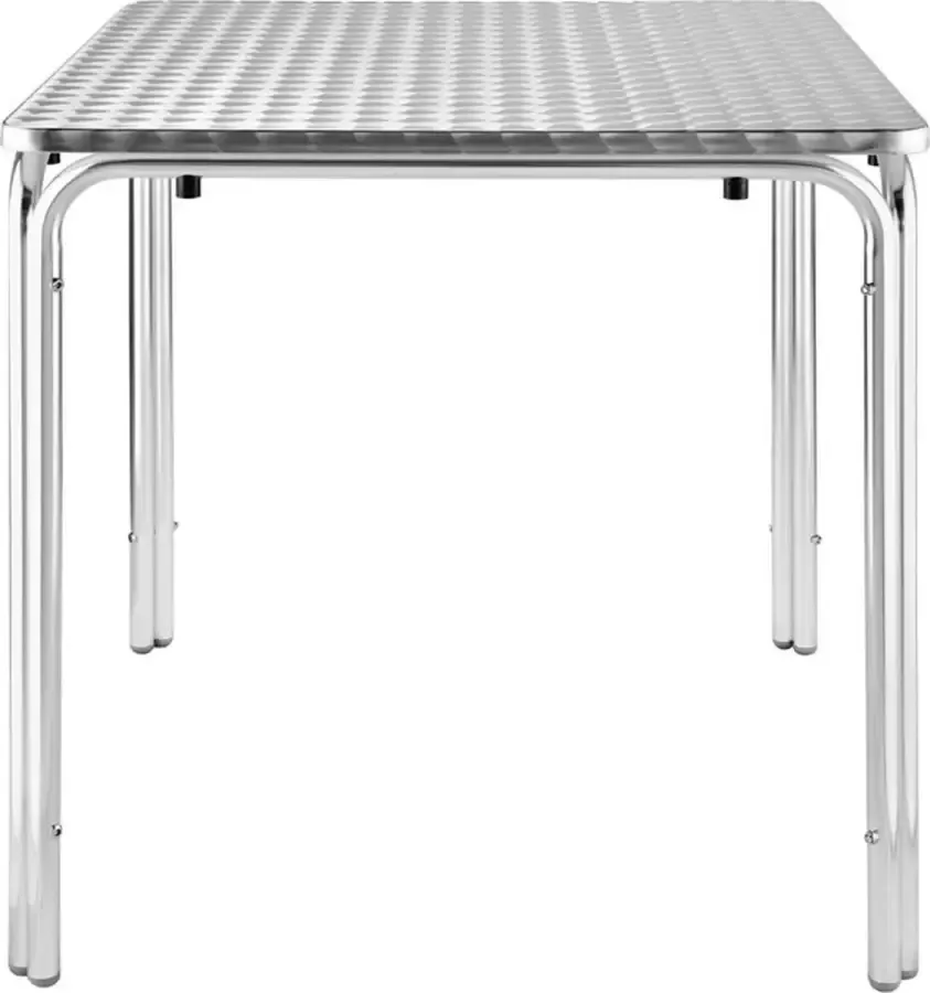 Bolero vierkante RVS tafel 70cm