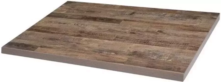 Bolero Voorgeboord Rechthoekig Tafelblad Urban Dark 1100x700mm DT440
