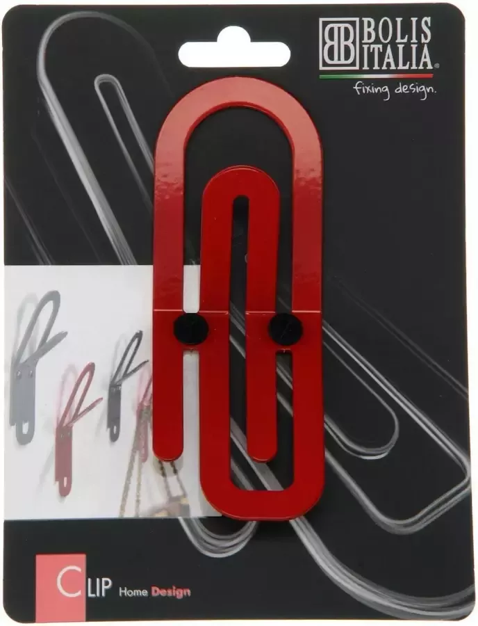 Bolis Italia Clip Kledinghaak kapstok Rood - Foto 2