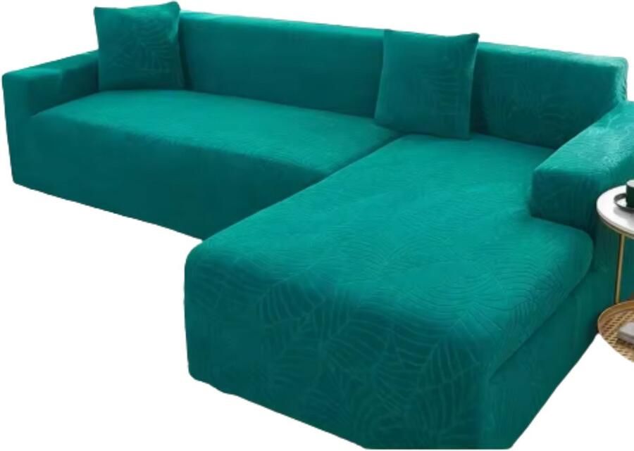 Bolt Edge Bankhoes zacht Waterdicht 2 zitsbank of voor hoekbank 145-180cm L-vorm Bankbeschermer Zetelhoes Zetelovertrek Stertch Turqoise