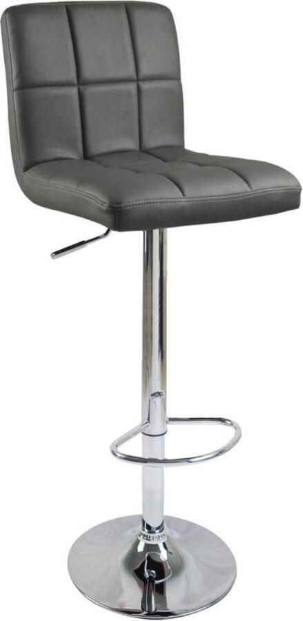 Bolt Edge Barkruk Wit Hoge rugleuning Ergonomisch Zithoogte 60-82cm Set van 1