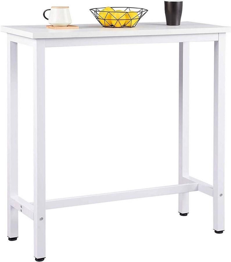 Bolt Edge Bartafel Deluxe Wit Keuken Rechthoekig Hout metaal 100x40x100cm