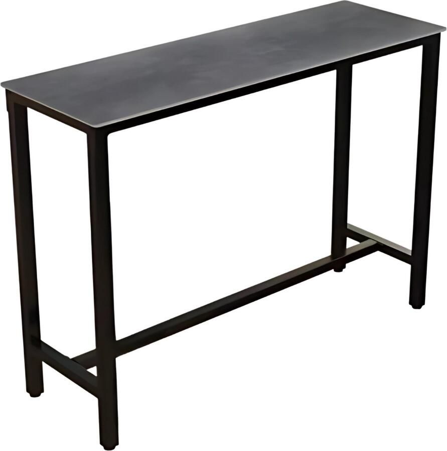 Bolt Edge Bartafel Milano 120cn Voor binnen Keuken en woonkamer Marmer look 4 to 6 personen Donkergrijs