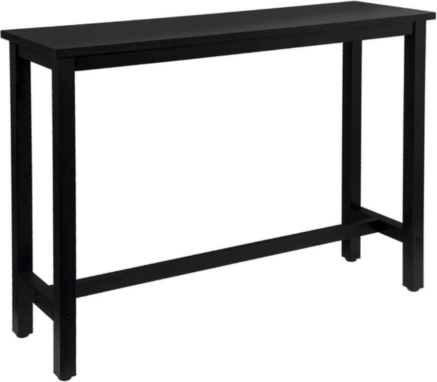 Bolt Edge Bartafel Deluxe Zwart Keuken Rechthoekig Hout Metaal 100x40x100cm