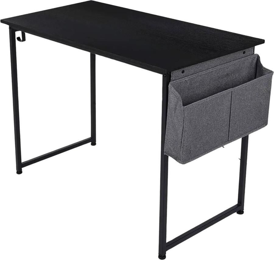 Bolt Edge Bureau Nero Met opbergvak Voor Computer PC en Laptop Volwassenen Thuiskantoor 100cm