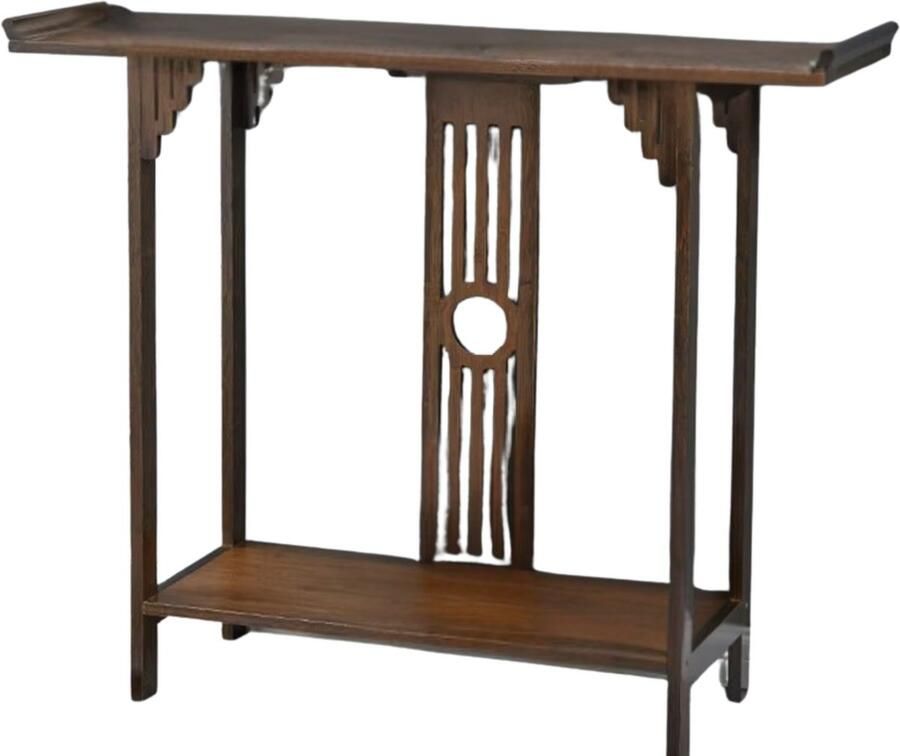 Bolt Edge Chineese consoletafel Wandtafel met lades Wit Marmerlook met goud Haltafel Sidetable 82cm