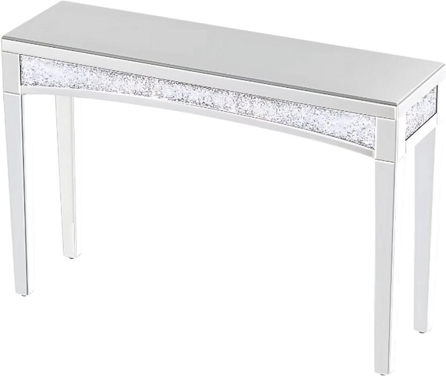 Bolt Edge Consoletafel Blingi Haltafel Wandtafel Zilver Sidetable 120cm Modern
