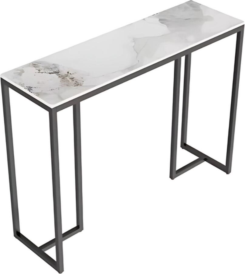 Bolt Edge Consoletafel Emerald Haltafel Wandtafel Sidetable 100cm Marmer look