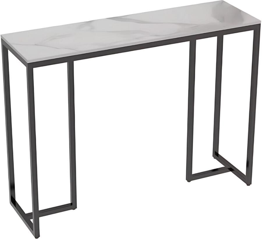 Bolt Edge Consoletafel Superior Haltafel Wandtafel Sidetable 100cm Marmer look