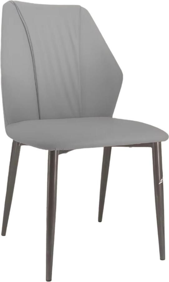 Bolt Edge Eetkamerstoelen Lavio Set van 2 Elegante Keuken- of Restaurantstoel Lounge Donkergrijs