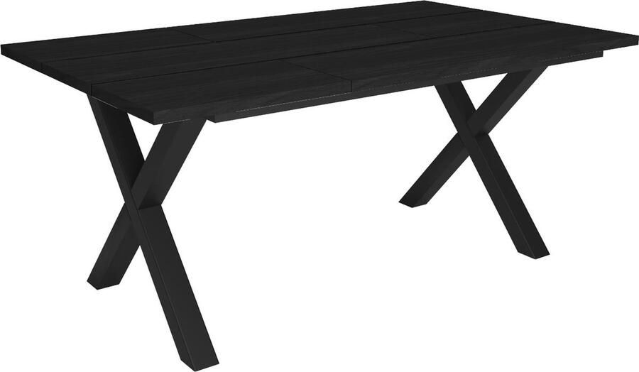 Bolt Edge Eettafel X Poot Massief Hout 170x90x75cm 4-6 Personen Premium