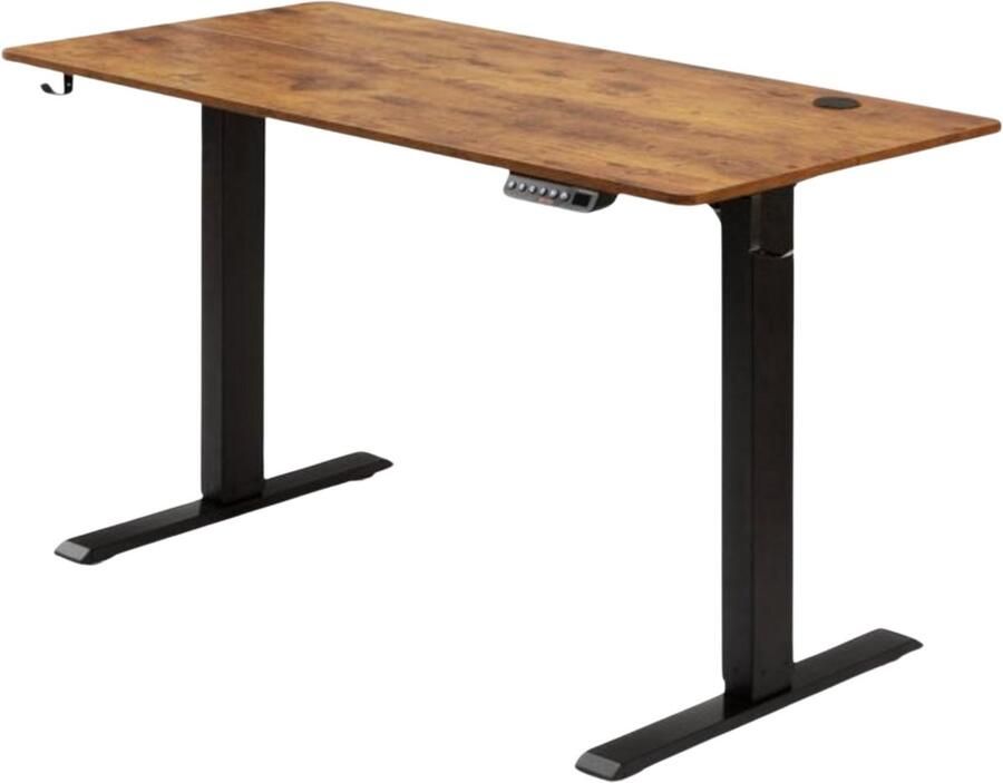 Bolt Edge Elektrisch zit sta bureau Deluxe Verstelbaar 140x70cm Voor Thuis en op Kantoor In Hoogte Verstelbaar Geheugenbediening