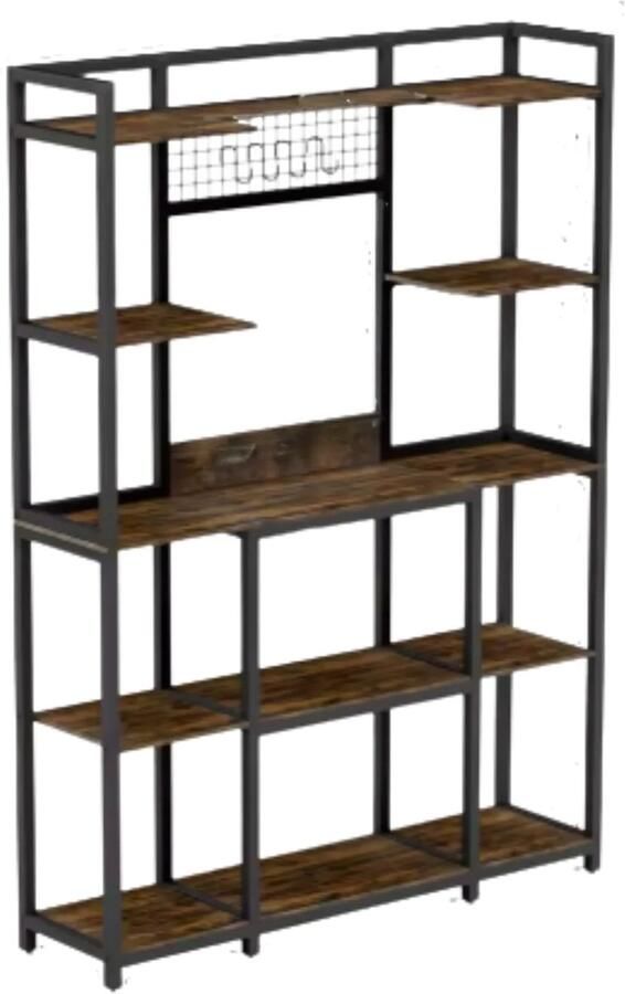 Bolt Edge Keukenrek XL Magnetronrek Keukenkast staand Voor keuken & eetkamer Haken en planken