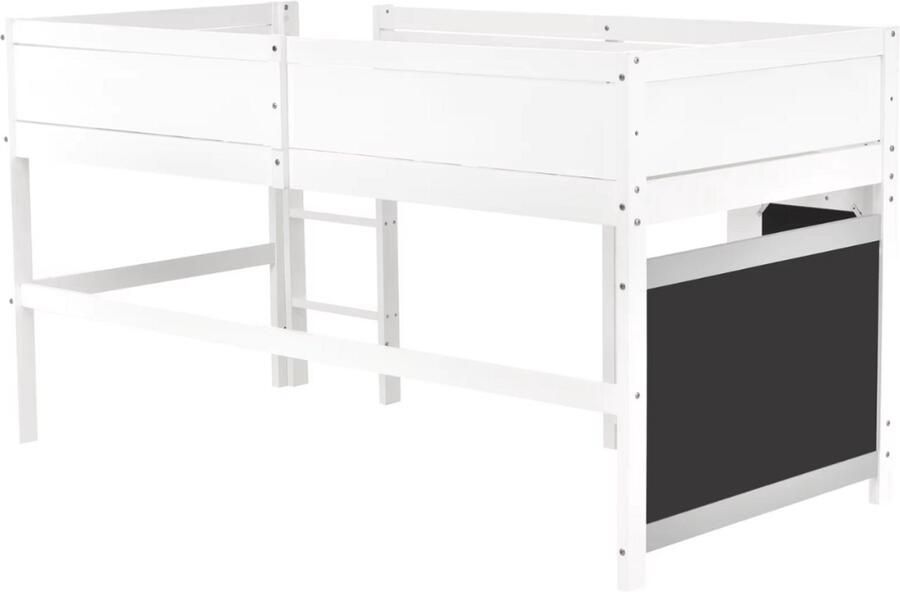 Bolt Edge Kinderbed 90 x 200 cm Voor Kinderen Huisbed Peuterbed Met valbeveiliging Met lattenbodem Zonder matras