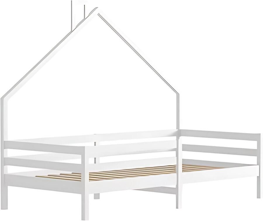 Bolt Edge Kinderbed 90x200 cm Huisbed Voor Kinderen Peuterbed Met lattenbodem Zonder matras