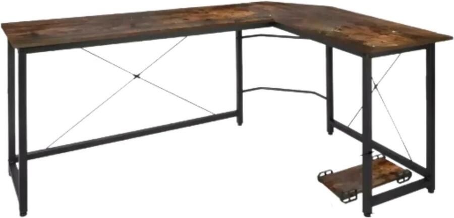 Bolt Edge L-vorm Bureau 170cm Vintage Hoekbureau Computer Gaming & Laptop Bureau Thuiskantoor Tafel