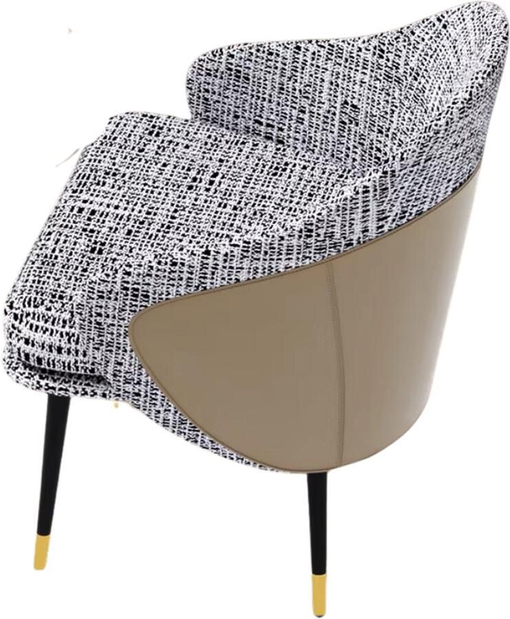 Bolt Edge Moderne Eetkamerstoelen Milano Set van 2 Met Hoge Dichtheid Sponsschuim Elegante Keuken- of Restaurantstoel Lounge Khaki