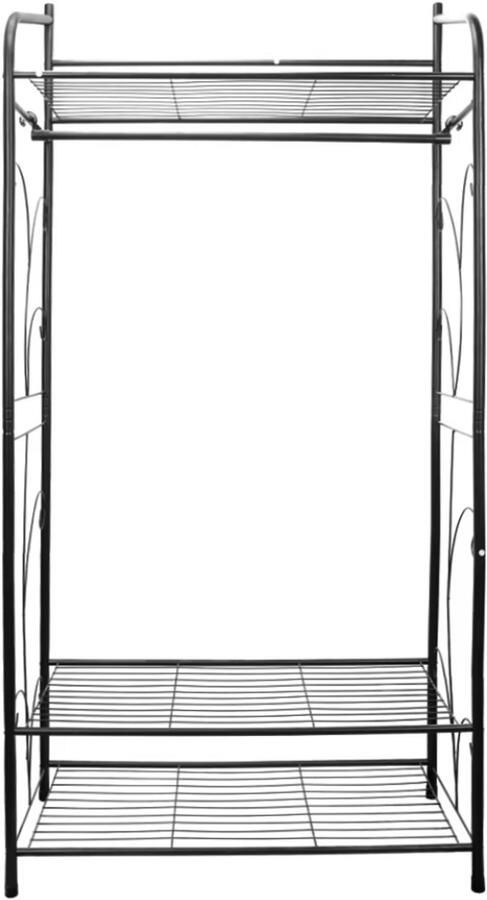 Bolt Edge Moderne kledingkast metaal Kledingrek Goud Met kledingroede voor hal slaapkamer of woonkamer 80cm