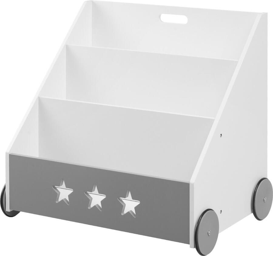 Bolt Edge Speelgoedkast Wit Houten Opbergkast Kinderkamer Boekenkast en Boekenrek Voor Kinderen