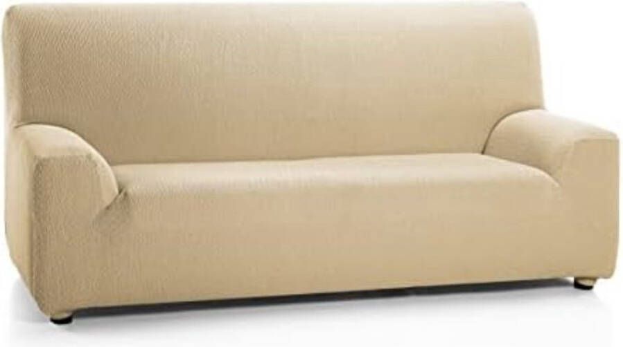 Bolture Zetelhoes 3 Zit Bankhoes Stretch 3 Zitsbanken Zetelovertrek Zetelbeschermer 170-220cm Beige