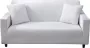 Bolture Zetelhoes 3 Zit Bankhoes Stretch 3 Zitsbanken Zetelovertrek Zetelbeschermer Sofa Cover 190-230cm Zwart - Thumbnail 1