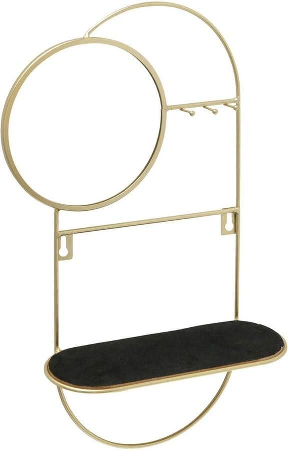 Boltze Home Wandrek Tamara 49 cm hoog Metaal Goud & Multicolor