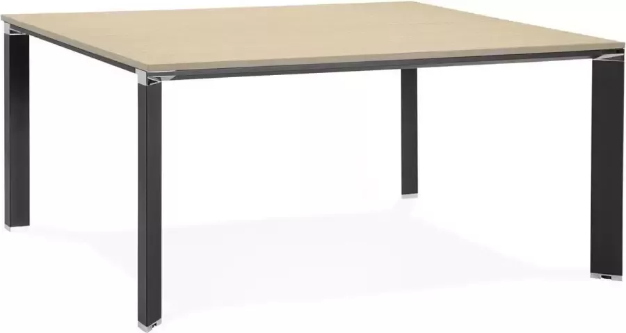 Kokoon Bondy Living Efyra Bureautafel Walnoot Zwart Large