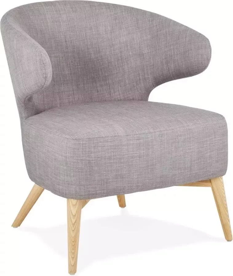 KokoonDesign Fauteuil MISSY Grijs-Naturel
