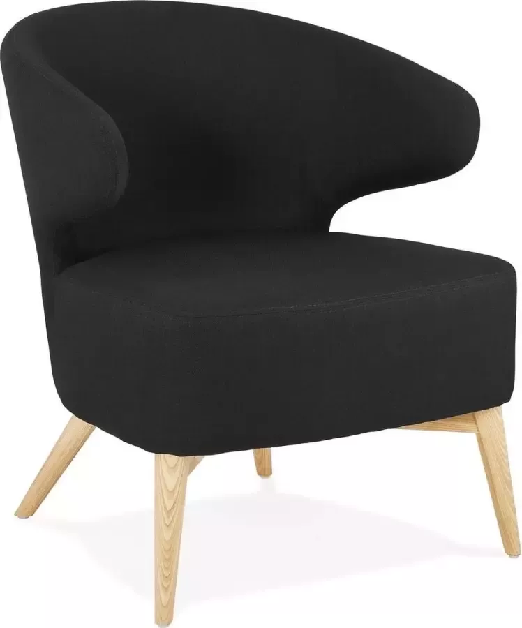 Bondy Living Missy Fauteuil Zwart Naturel