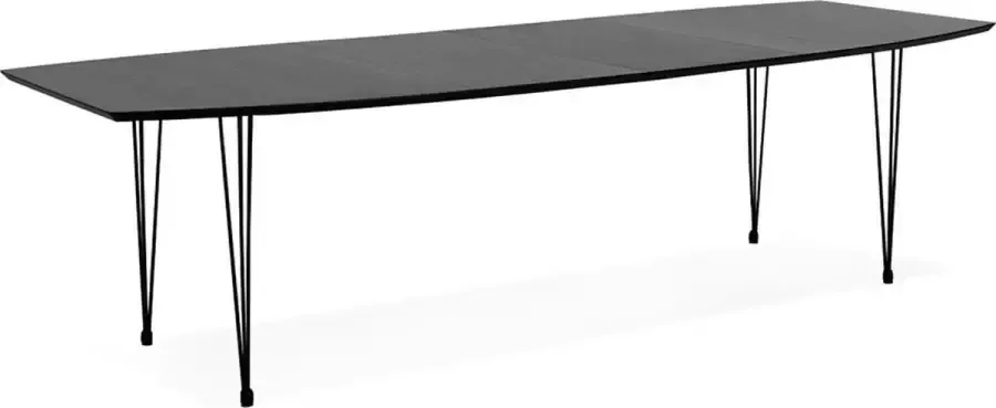 Bondy Living Eetkamertafel STRIK zwart 270 cm uitschuifbaar Kokoon Design