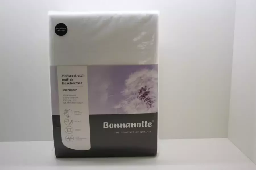 Bonnanotte stretch molton splittopper matras 120-140 200-220 cm