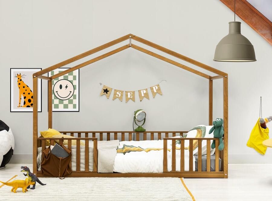 Bopita Robin huisbed 90x200 Rose Wood