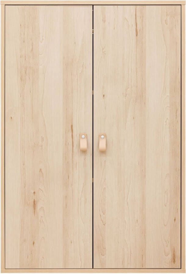 Bopita 2-deurskastje voor hoogslaper Lucas Naturel - Foto 1