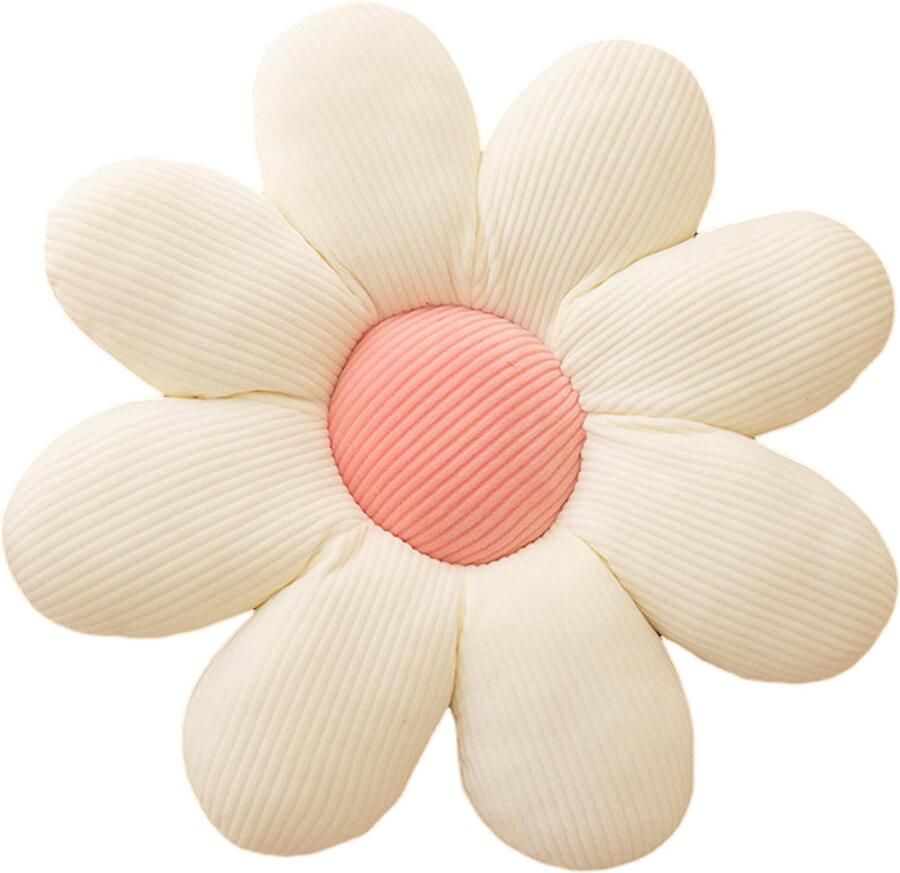 Boraboi Bloemvormig Zitkussen voor Bank Stoel en Decoratie 38 cm Roze