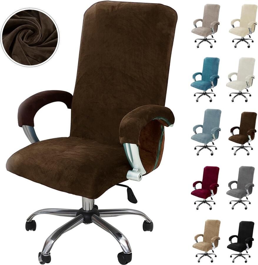 Boraboi Bureau- en Gamingstoel Fluwelen Hoes voor Optimaal Comfort en Bescherming