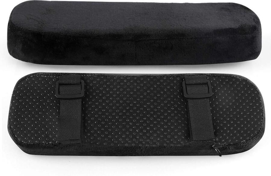 Boraboi Comfortabele Ergonomische Armleuningkussens voor Stoel en Bureau Set van 2 Verstelbaar en Wasbaar