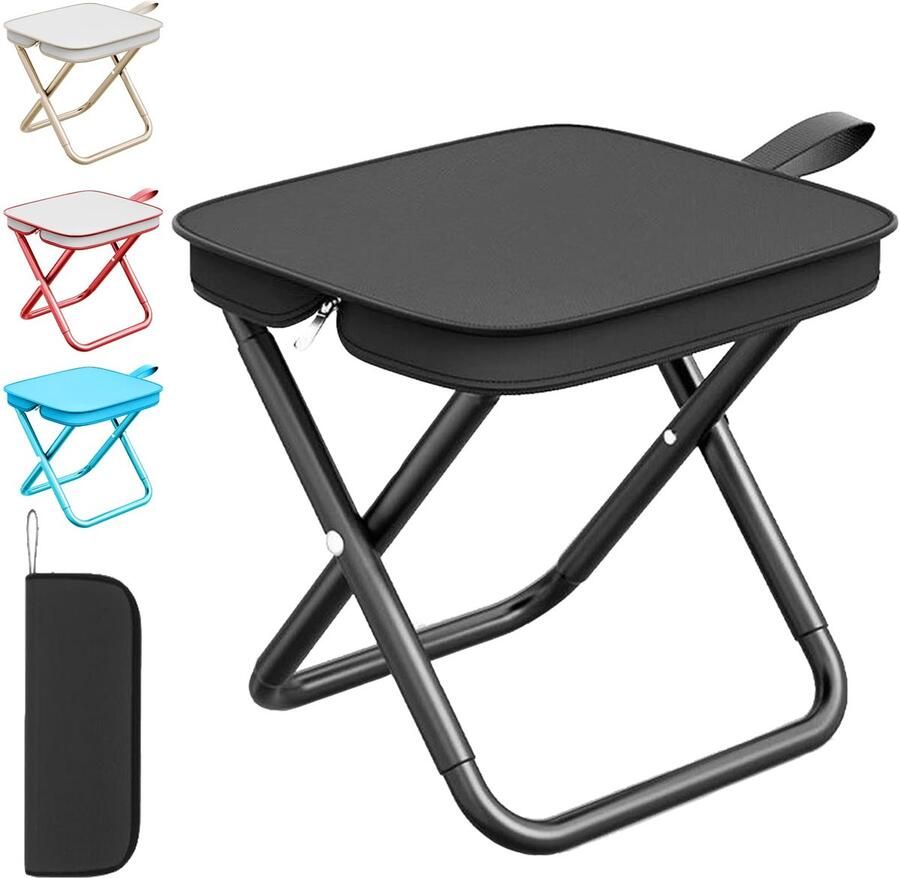 Boraboi Compacte en Lichtgewicht Opvouwbare Kruk voor Outdoor Gebruiken en Reizen