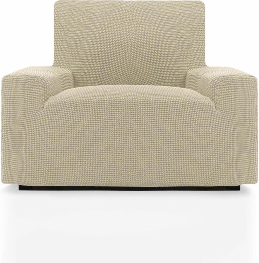 Boraboi Elastische en Ademend Bankovertrek voor 1-Zitsbanken in Beige Eenvoudig aan te Brengen