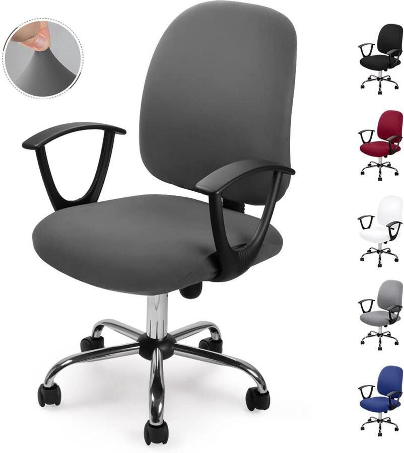 Ibenzoa Elastische en Wasbare Stoelhoezen voor Bureaustoelen Perfecte Bescherming en Stijlvolle Decoratie