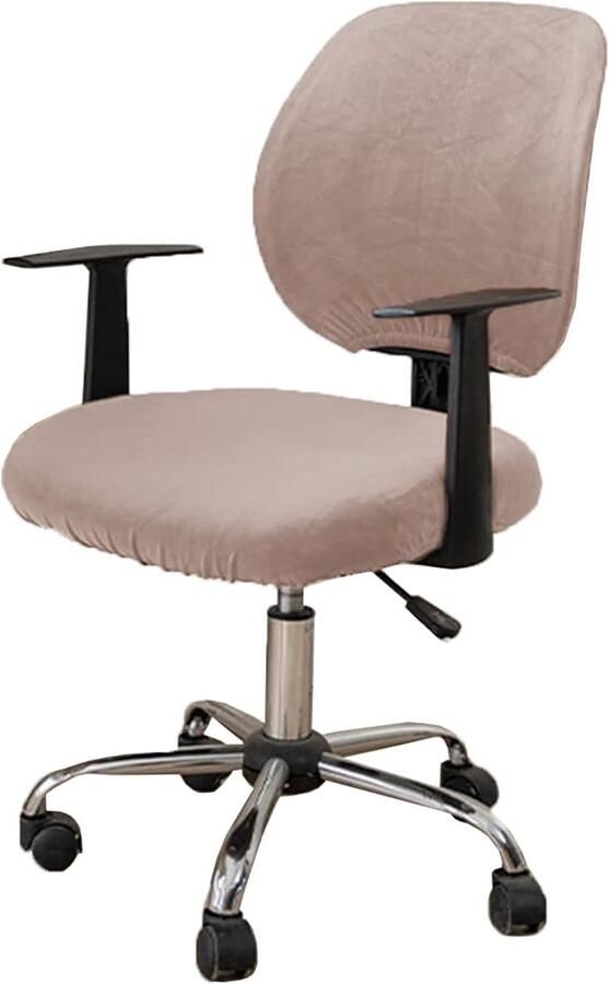 Boraboi Elastische Fluwelen Pluche Stoelhoes Voor Bureaustoel Met Gemakkelijke Installatie En Onderhoud