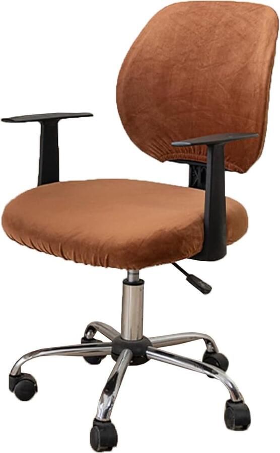 Boraboi Elastische Fluwelen Stoelhoes voor Bureaustoelen Luxe Bescherming en Vernieuwing voor Elke Werkplek