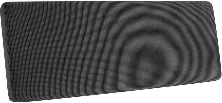 Boraboi Elastische Sofa Hoes en Kussenslopen voor Zit- en Rugkussens in Tartan Stijl Donkergrijs XL