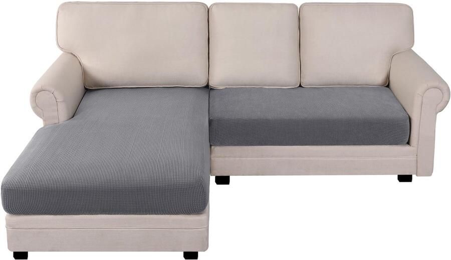 Boraboi Elastische Universele Bankhoes voor L-vormige Zitbanken met Moderne Stijl en Comfort