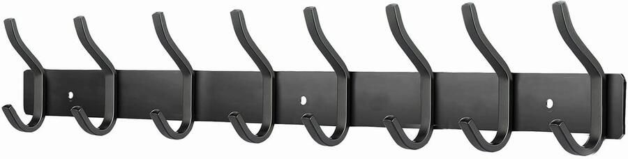 Boraboi Elegante en Robuuste Wandgarderobe met 8 Haken voor Elke Ruimte